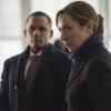 Hill Harper as Rob Emmons and Elizabeth Marvel as Elizabeth Keane in HOMELAND (Season 6, Episode 08). - Photo:  Jeff Neumann/SHOWTIME - Photo ID:  HOMELAND_608_2351.R