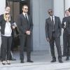 Kristen Bell as Jeannie Van Der Hooven, Josh Lawson as Doug Guggenheim, Don Cheadle as Marty Kaan and Ben Schwartz as Clyde Oberholt in House of Lies (Season 4, Episode 1). - Photo: Michael Desmond/SHOWTIME - Photo ID: HOUSEOFLIES_401_2291.R