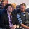 Ben Schwartz as Clyde Oberholtz and Josh Lawson as Doug Guggenheim in House of Lies (Season 4, Episode 2). - Photo: Michael Desmond/SHOWTIME - Photo ID: HOUSEOFLIES_402_1625.R