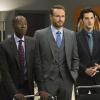 Don Cheadle as Marty Kaan, Josh Lawson as Doug Guggenheim and Ben Schwartz as Clyde Oberholtz in House of Lies (Season 4, Episode 4). - Photo: Michael Desmond/SHOWTIME - Photo ID: HOUSEOFLIES_404_248.R