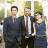 Ben Schwartz as Clyde Oberholtz, Josh Lawson as Doug Guggenheim and Valorie Curry as Kelsey in House of Lies (Season 4, Episode 5). - Photo: Michael Desmond/SHOWTIME - Photo ID: HOUSEOFLIES_405_1715.R