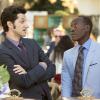 Ben Schwartz as Clyde Oberholtz and Don Cheadle as Marty Kaan in House of Lies (Season 4, Episode 5). - Photo: Michael Desmond/SHOWTIME - Photo ID: HOUSEOFLIES_405_3176.R