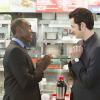 Don Cheadle as Marty Kaan and Ben Schwartz as Clyde Oberholt in House of Lies (Season 4, Episode 10). - Photo: Michael Desmond/SHOWTIME - Photo ID: HOUSEOFLIES_410_1756.R