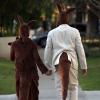 Alyson Hannigan and Baby Kangaroo On Halloween