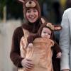 Alyson Hannigan and Baby Kangaroo On Halloween