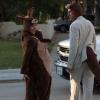 Alyson Hannigan and Baby Kangaroo On Halloween