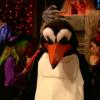 Barney as a penguin