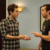 IT'S ALWAYS SUNNY IN PHILADELPHIA The Gang Gets Analyzed - Episode 4 (Airs Thursday, November 8, 10:00 pm e/p) -- Pictured: (L-R) Glenn Howerton as Dennis Reynolds, Rob McElhenney as Mac -- CR: Patrick McElhenney/FX