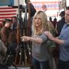 IT'S ALWAYS SUNNY IN PHILADELPHIA Gun Fever Too: Still Hot - Episode 2 - Wednesday, September 11, 10:00 pm e/p) -- Pictured: (L-R) Kaitlin Olson as Dee Reynolds, Glenn Howerton as Dennis Reynolds -- CR: Patrick McElhenney/FX