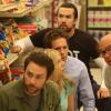 IT'S ALWAYS SUNNY IN PHILADELPHIA The Gang Saves the Day - Episode 6 - (Airs Wednesday, October 9, 10:00 pm e/p) -- Pictured: (L-R) Charlie Day as Charlie Kelly, Kaitlin Olson as Dee Reynolds, Glenn Howerton as Dennis Reynolds, Rob McElhenney as Mac, Danny DeVito as Frank Reynolds -- CR: Patrick McElhenney/FX