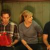 IT'S ALWAYS SUNNY IN PHILADELPHIA Flowers for Charlie - Episode 8 - (Airs Wednesday, October 23, 10:00 pm e/p) -- Pictured: (L-R) Glenn Howerton as Dennis Reynolds, Kaitlin Olson as Dee Reynolds, Rob McElhenney as Mac -- CR: Patrick McElhenney/FX