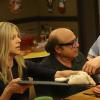 T'S ALWAYS SUNNY IN PHILADELPHIA The Gang Squashes Their Beefs - Episode 10 - (Airs Wednesday, November 6, 10:00 pm e/p) -- Pictured: (L-R) Kaitlin Olson as Dee Reynolds, Danny DeVito as Frank Reynolds, Charlie Day as Charlie Kelly -- CR: Patrick McElhenney/FX