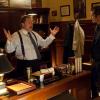 JUSTIFIED: Episode 10: Guy Walks into a Bar (Airs March 20, 10:00 pm e/p). L-R: Stephen Root and Timothy Olyphant. CR: Prashant Gupta / FX.
