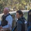 JUSTIFIED -- Where's Waldo? -- Episode 2 (Airs Tuesday, January 15, 10:00 pm e/p) -- Pictured: (L-R) Nick Searcy as Chief Deputy U.S. Marshal Art Mullen, Jacob Pitts as Deputy U.S. Marshall, Tim Gutterson, Timothy Olyphant as Deputy U.S. Marshal Raylan Givens  -- CR: Prashant Gupta/FX