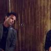 JUSTIFIED -- Kin -- Episode 5 (Airs Tuesday, February 5, 10:00 pm e/p) -- Pictured: (L-R) Walton Goggins as Boyd Crowder, Timothy Olyphant as Deputy U.S. Marshal Raylen Givens -- CR: Prashant Gupta/FX