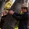 JUSTIFIED -- The Hatchet Tour -- Episode 9 (Airs Tuesday, March 5, 10:00 pm e/p) -- Pictured: (L-R) Jim Beaver as Shelby Parlow, Timothy Olyphant as Deputy U.S. Marshal Raylan Givens -- CR: Prashant Gupta/FX