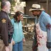 JUSTIFIED -- Get Drew -- Episode 10 (Airs Tuesday, March 12, 10:00 pm e/p) -- Pictured: (L-R) Jim Beaver as Shelby Parlow, Abby Miller as Ellen May, Mikelti Williamson as Ellstin Limehouse -- CR: Prashant Gupta/FX