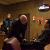 JUSTIFIED -- Decoy -- Episode 11 (Airs Tuesday, March 19, 10:00 pm e/p) -- Pictured: (L-R) Mike O'Malley as Nicky Augustine, Walton Goggins as Boyd Crowder -- CR: Prashant Gupta/FX
