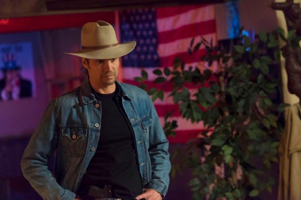 JUSTIFIED -- Ghosts -- Episode 13 (Airs Tuesday, April 2, 10:00 pm e/p) -- Pictured: Timothy Olyphant as Deputy U.S. Marshal Raylan Givens  -- CR: Prashant Gupta/FX