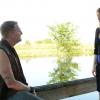 JUSTIFIED -- A Murder of Crowes -- Episode 501 (Airs Tuesday, January 7, 10:00 pm e/p) -- Pictured: (L-R) Michael Rapaport as Daryl Crowe, Jr., Alicia Witt as Wendy Crowe -- CR: Guy D'Alama/FX