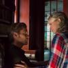JUSTIFIED -- Good Intentions -- Episode 503 (Airs Tuesday, January 214, 10:00 pm e/p) -- Pictured: (L-R)  Timothy Olyphant as Deputy U.S. Marshal Raylan Givens, Amy Smart as Alison -- CR: Prashant Gupta/FX