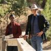 JUSTIFIED -- "Noblesse Oblige" -- Episode 603 (Airs Tuesday, February 3, 10:00 pm e/p) -- Pictured: (L-R) Erica Tazel as Deputy U.S. Marshal Rachel Brooks, Timothy Olyphant as Deputy U.S. Marshal Raylan Givens -- CR: Byron Cohen/FX