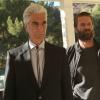 JUSTIFIED -- "Noblesse Oblige" -- Episode 603 (Airs Tuesday, February 3, 10:00 pm e/p) -- Pictured: (L-R) Sam Elliott as Avery Markham, Garret Dillahunt as Ty Walker -- CR: Byron Cohen/FX