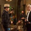 JUSTIFIED -- "Alive Day" -- Episode 606 (Airs Tuesday, February 24, 10:00 pm e/p) -- Pictured: (L-R) Timothy Olyphant as Deputy U.S. Marshal Raylan Givens, Garret Dillahunt as Ty Walker, Sam Elliott as Avery Markham -- CR: Prashant Gupta/FX