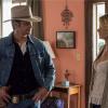 JUSTIFIED -- "Dark As a Dungeon" -- Episode 608 (Airs Tuesday, March 10, 10:00 pm e/p) -- Pictured: (L-R) Timothy Olyphant as Deputy U.S. Marshal Raylan Givens, Joelle Carter as Ava Crowder -- CR: Prashant Gupta/FX