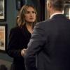 LAW & ORDER: SPECIAL VICTIMS UNIT -- "Must Be Held Accountable" Episode 21010 -- Pictured: (l-r) Mariska Hargitay as Captain Olivia Benson, Peter Scanavino as Detective Sonny Carisi -- (Photo by: Virginia Sherwood/NBC)