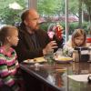 LOUIE: Episode 4: Daddy's Girlfriend, Pt. 1 (Airs July 19, 10:30 pm e/p). L-R: Hadley Delaney as Lilly, Louis C.K. as Louie, Ursula Parker as Jane. CR: K.C. Bailey/FX