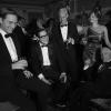 Ken Cosgrove (Aaron Staton), Harry Crane (Rich Sommer), Roger Sterling (John Slattery), Joan Harris (Christina Hendricks) and Bertram Cooper (Robert Morse) - Mad Men - Season 6 - Teaser Gallery - Photo Credit: Frank Ockenfels/AMC