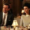 Don Draper (Jon Hamm) and Megan Draper (Jessica Pare) - Mad Men - Season 6, Episode 6 - Photo Credit: Michael Yarish/AMC