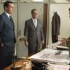 Don Draper (Jon Hamm), Jim Cutler (Harry Hamlin) and Ted Chaough (Kevin Rahm) - Mad Men _ Season 6, Episode 8 _ 'The Crash' - Photo Credit: Jordin Althaus/AMC