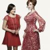 Elisabeth Moss as Peggy Olson and Christina Hendricks as Joan Harris - Mad Men _ Season 7B, Gallery _ Photo Credit: Frank Ockenfels 3/AMC