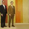 Jim Jim Cutler (Harry Hamlin) and Ted Chaough (Kevin Rahm) - Mad Men _ Season 7, Gallery - Photo Credit: Frank Ockenfels 3/AMC