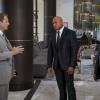 "The Prince" -- Pictured: Drew Waters (DSS Agent Brian Bush), LL COOL J (Special Agent Sam Hanna) and Chris O\'Donnell (Special Agent G. Callen). Callen and Sam are assigned protection duty for Deputy Crown Prince Kamal (Ritesh Rajan) after an unknown assassin targets his decoy upon his arrival in Los Angeles, on NCIS: LOS ANGELES, Sunday, Oct. 14 (9:30-10:30 PM, ET/9:00-10:00 PM, PT) on the CBS Television Network. Photo: Monty Brinton/CBS ÃÂ©2018 CBS Broadcasting, Inc. All Rights Reserved.