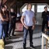 "The Patton Project" -- Pictured: Daniela Ruah (Special Agent Kensi Blye), Max Martini (NCIS Agent Arlo Turk), Esai Morales (NCIS Deputy Director Louis Ochoa), Eric Christian Olsen (LAPD Liaison Marty Deeks), T.J. Ramini (Tobin Shaked) and Chris O\'Donnell (Special Agent G. Callen). Deputy Director Ochoa (Esai Morales) volunteers the NCIS team to assist with a covert operation tied to a terrorist group advocating for extreme military force. Also, Callen has concerns as to what an assignment of this nature could mean for the future of the team, on NCIS: LOS ANGELES, Sunday, Nov. 18 (9:00-10:00 PM, ET/PT) on the CBS Television Netwo Photo: Monty Brinton/CBS ÃÂ©2018 CBS Broadcasting, Inc. All Rights Reserved.