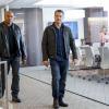 "Heist" -- Pictured: LL COOL J (Special Agent Sam Hanna) and Chris O\'Donnell (Special Agent G. Callen). An elaborate bank heist to steal a single safe deposit box held by Veronica Stephens (Dina Meyer), a Navy contractor, leads NCIS to investigate her corrupt consulting firm, on NCIS: LOS ANGELES, Sunday, Dec. 9 (9:00-10:00 PM, ET/PT) on the CBS Television Network. Photo: Bill Inoshita/CBS ÃÂ©2018 CBS Broadcasting, Inc. All Rights Reserved.