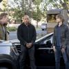 "Better Angels" - Pictured: Max Martini (NCIS Special Agent Arlo Turk), LL COOL J (Special Agent Sam Hanna), Eric Christian Olsen (LAPD Liaison Marty Deeks) and Chris O\'Donnell (Special Agent G. Callen). The NCIS team works with the Global Criminal Tribunal when a Syrian seeking justice, David Sarraf (Eyas Younis), is brutally attacked while delivering evidence that would prove chemical weapons were used on civilians.  Also, Kensi stays at the crime scene and comforts Sarraf who is pinned behind a vehicle, on NCIS: LOS ANGELES, Sunday, Jan. 13 (9:00-10:00 PM, ET/PT) on the CBS Television Network. Photo: Ali Goldstein/CBS ÃÂ©2018 CBS Broadcasting, Inc. All Rights Reserved.