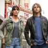 "Smokescreen, Part II" -- Pictured: Daniela Ruah (Special Agent Kensi Blye) and Eric Christian Olsen (LAPD Liaison Marty Deeks). As the team continues to search for a terrorist cell in Los Angeles, Callen and Sam remain trapped in a movie theater after multiple bombs have detonated and every remaining exit is wired with explosives, on NCIS: LOS ANGELES, Sunday, Feb. 17 (9:00-10:00 PM, ET/PT) on the CBS Television Network. Photo: Michael Yarish/CBS ÃÂ©2018 CBS Broadcasting, Inc. All Rights Reserved.