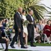 "Till Death Do Us Part" -- Pictured: LL COOL J (Special Agent Sam Hanna), Daniela Ruah (Special Agent Kensi Blye) and Chris O\'Donnell (Special Agent G. Callen). After months of planning, the NCIS family celebrates the wedding of Kensi and Deeks. Also, an old acquaintance, Anatoli Kirkin (Ravil Isyanov), pays Deeks a surprise visit on his wedding day and he isn\'t alone, on NCIS: LOS ANGELES, Sunday, March 17 (9:00-10:00 PM, ET/PT) on the CBS Television Network. Photo: Monty Brinton/CBS ÃÂ©2019 CBS Broadcasting, Inc. All Rights Reserved.