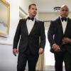 "Till Death Do Us Part" -- Pictured: Chris O\'Donnell (Special Agent G. Callen) and LL COOL J (Special Agent Sam Hanna). After months of planning, the NCIS family celebrates the wedding of Kensi and Deeks. Also, an old acquaintance, Anatoli Kirkin (Ravil Isyanov), pays Deeks a surprise visit on his wedding day and he isn\'t alone, on NCIS: LOS ANGELES, Sunday, March 17 (9:00-10:00 PM, ET/PT) on the CBS Television Network. Photo: Bill Inoshita/CBS ÃÂ©2019 CBS Broadcasting, Inc. All Rights Reserved