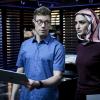 "Choke Point" -- Pictured: Barrett Foa (Tech Operator Eric Beale) and Medalion Rahimi (NCIS Special Agent Fatima Namazi). After a Navy Seal is attacked while moonlighting at a security job for a successful marijuana dispensary, Sam personally vows to apprehend the suspect out of respect for the Navy Seal brotherhood, on NCIS: LOS ANGELES, Sunday, April 14 (9:00-10:00 PM, ET/PT) on the CBS Television Network. Photo: Trae Patton/CBS ÃÂ©2019 CBS Broadcasting, Inc. All Rights Reserved.