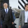 "Hail Mary" -- Pictured: Gerald McRaney (Retired Navy Admiral Hollace Kilbride) and Chris O\'Donnell (Special Agent G. Callen). Callen and Sam run protection detail for retired Navy Admiral Kilbride (Gerald McRaney) in an operation to locate a missing Naval intelligence officer, on NCIS: LOS ANGELES, Sunday, Oct. 13 (9:30-10:30 PM, ET/9:00-10:00 PM, PT) on the CBS Television Network. Photo: Michael Yarish/CBS ©2019 CBS Broadcasting, Inc. All Rights Reserved.