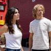 "Yellow Jack" -- Pictured: Daniela Ruah (Special Agent Kensi Blye) and Eric Christian Olsen (LAPD Liaison Marty Deeks). While Callen and Sam are aboard the USS Allegiance, the ship is placed under quarantine for possible Ebola exposure. Also, Kensi and Deeks investigate the murder of a petty officer who recently departed the USS Allegiance and is linked to the Ebola exposure, on NCIS: LOS ANGELES, Sunday, Oct. 20 (9:00-10:00 PM, ET/PT) on the CBS Television Network. Photo: Bill Inoshita/CBS ©2019 CBS Broadcasting, Inc. All Rights Reserved.