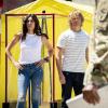 "Yellow Jack" -- Pictured: Daniela Ruah (Special Agent Kensi Blye) and Eric Christian Olsen (LAPD Liaison Marty Deeks). While Callen and Sam are aboard the USS Allegiance, the ship is placed under quarantine for possible Ebola exposure. Also, Kensi and Deeks investigate the murder of a petty officer who recently departed the USS Allegiance and is linked to the Ebola exposure, on NCIS: LOS ANGELES, Sunday, Oct. 20 (9:00-10:00 PM, ET/PT) on the CBS Television Network. Photo: Bill Inoshita/CBS ©2019 CBS Broadcasting, Inc. All Rights Reserved.
