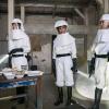 "Yellow Jack" -- Pictured: Eric Christian Olsen (LAPD Liaison Marty Deeks), Daniela Ruah (Special Agent Kensi Blye) and Lesley Fera (USAMRIID Colonel Sandra Kaufman). While Callen and Sam are aboard the USS Allegiance, the ship is placed under quarantine for possible Ebola exposure. Also, Kensi and Deeks investigate the murder of a petty officer who recently departed the USS Allegiance and is linked to the Ebola exposure, on NCIS: LOS ANGELES, Sunday, Oct. 20 (9:00-10:00 PM, ET/PT) on the CBS Television Network. Photo: Bill Inoshita/CBS ©2019 CBS Broadcasting, Inc. All Rights Reserved.