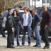 "Savoir Faire" -- Pictured: Andy Hoff (DEA Agent Mark Cornell), Daniela Ruah (Special Agent Kensi Blye), Eric Christian Olsen (LAPD Liaison Marty Deeks), Chris O\'Donnell (Special Agent G. Callen) and LL COOL J (Special Agent Sam Hanna). While the team investigates the death of one of three Afghanistan soldiers who are training in the U.S., they discover two other soldiers are missing and must find them before they\'re forced to reveal classified military operations to their captors.  Also, Sam is back to work but his team worries it may be too soon, and Callen realizes he has very little in common with his partner, on NCIS: LOS ANGELES, Monday, March 9 (10:00-11:00 PM, ET/PT) on the CBS Television Network. Photo: Cliff Lipson/CBS ÃÂ©2015 CBS Broadcasting, Inc. All Rights Reserved.