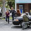 "Rage" -- Pictured: Patti Tippo (Hostage #1) and Eric Christian Olsen (LAPD Liaison Marty Deeks). Callen and Sam resume their undercover identities as a prisoner and guard to infiltrate a white supremacy group believed to be in possession of stolen nuclear material.  Kensi transforms herself into a tattooed biker chick to play the part of Callen\'s girlfriend.  Also, Callen\'s first meeting with Hetty is revealed, on NCIS: LOS ANGELES, Monday, April 13 (10:00-11:00 PM, ET/PT) on the CBS Television Network. Photo: Robert Voets/CBS ÃÂ©2015 CBS Broadcasting, Inc. All Rights Reserved.